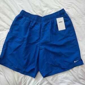Nike Blue Athletic Swim Shorts